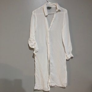 ASOS white king button down